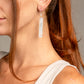 Moonstone Linear Earrings