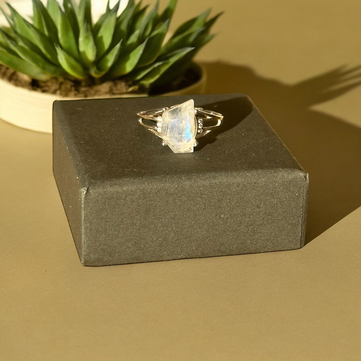 Medium Moonstone Ring