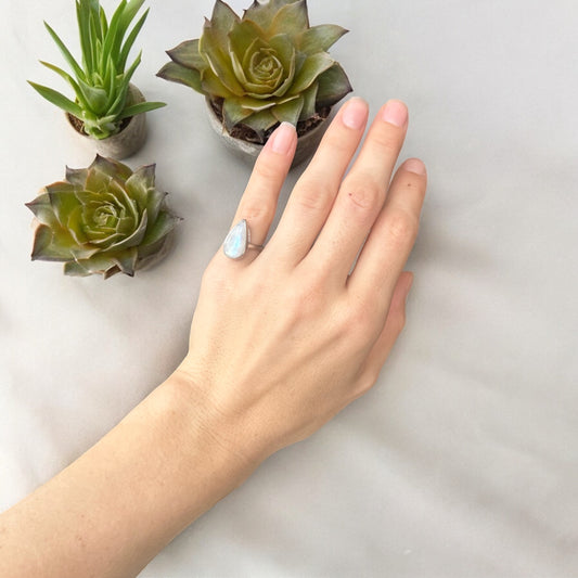 Large Moonstone Ring