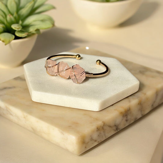 Rose Quartz Bangle