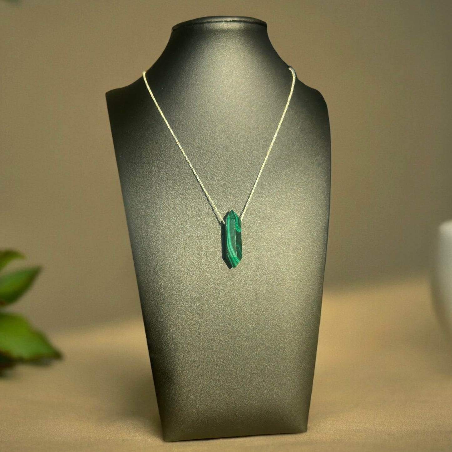 Malachite Double Terminated Necklace