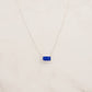 Sapphire Baguette Necklace